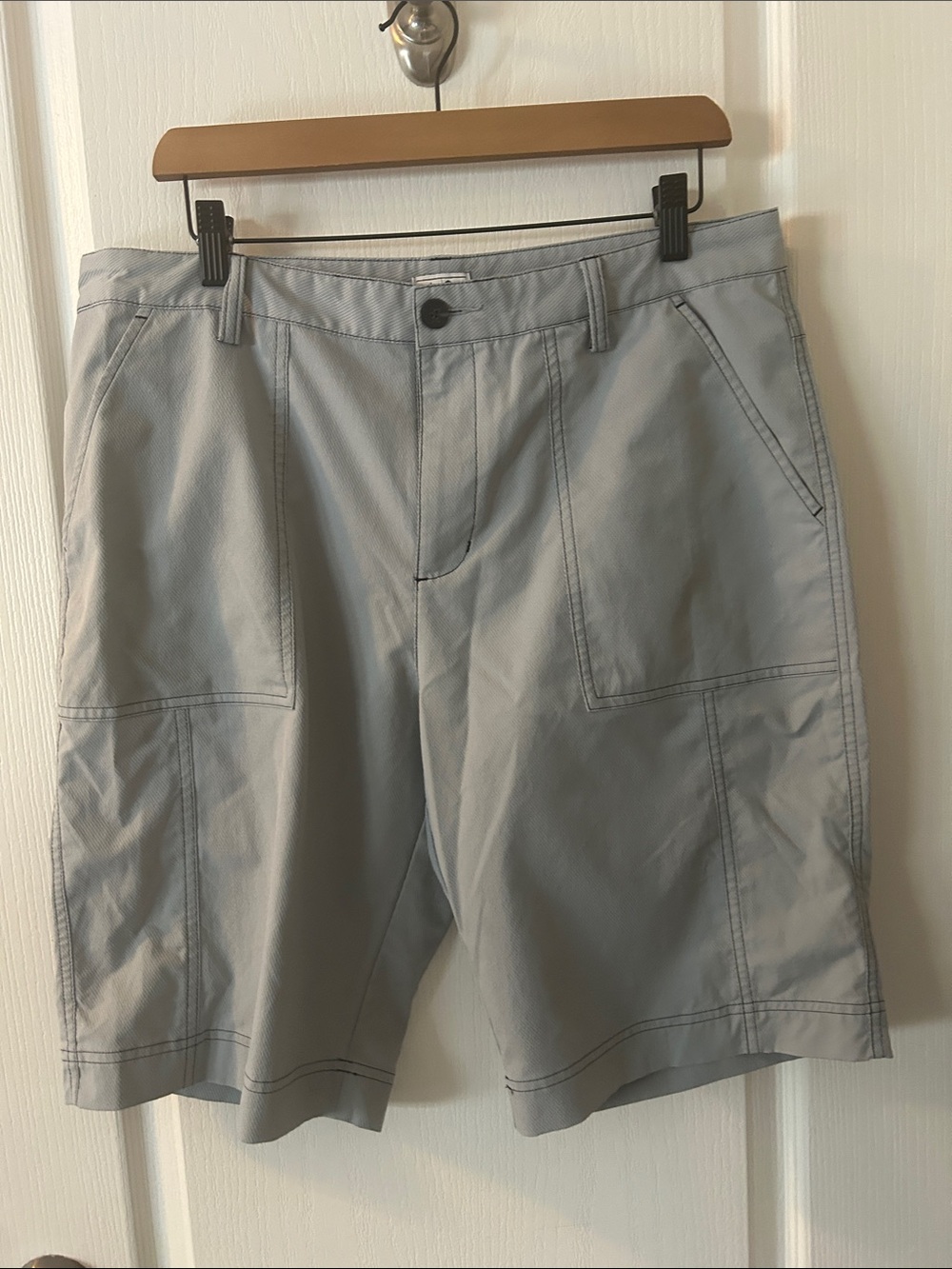 adidas Light Gray Cargo Shorts